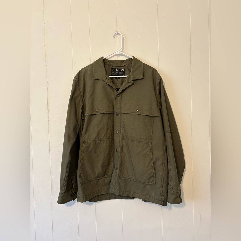 CC FILSON Dry Tin Jac Shirt otter Green Jacket size M